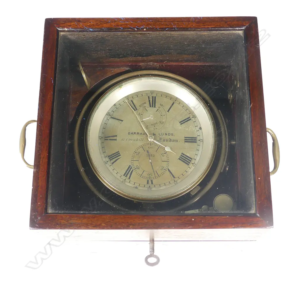 A 19thC. marine chronometer by Barraud & Lunds Image 1++