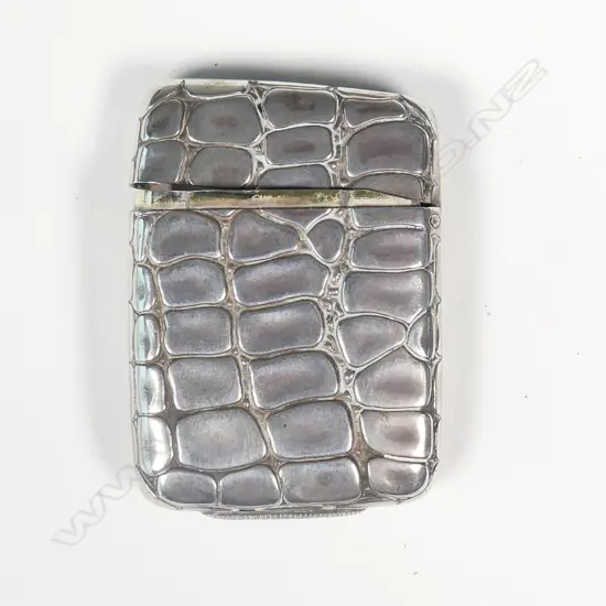 A Victorian silver vesta case