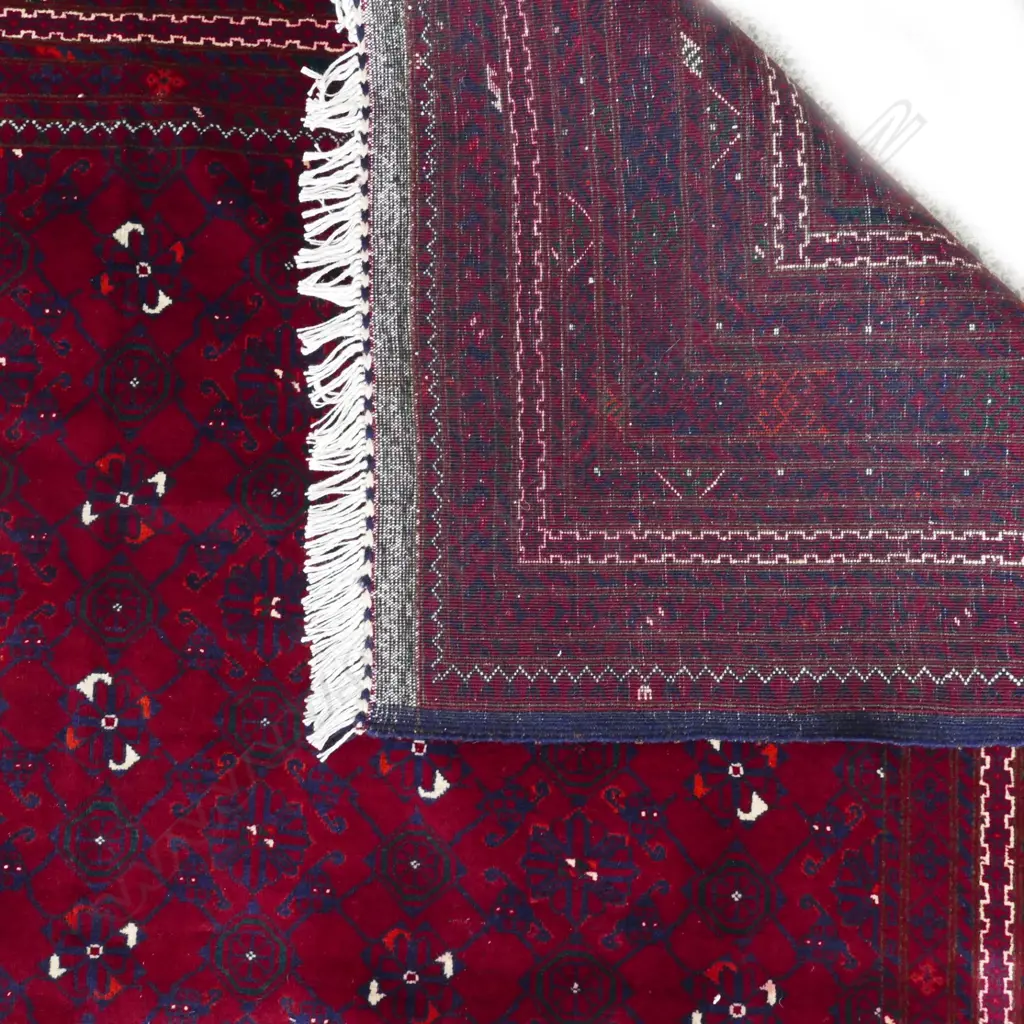 A fine Afghan hand knotted Bashiri carpet Image 1++