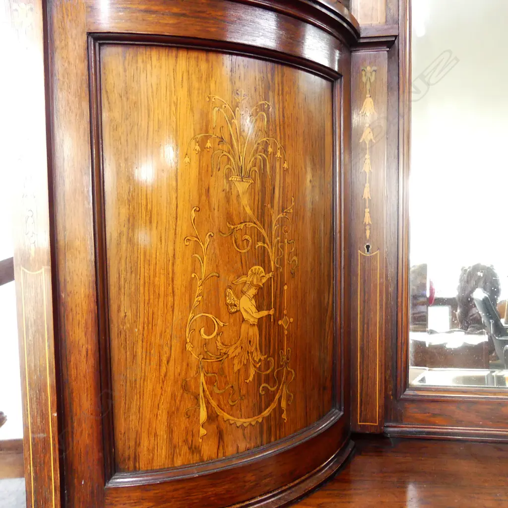 A Sheraton Revival cylinder desk Image 1++