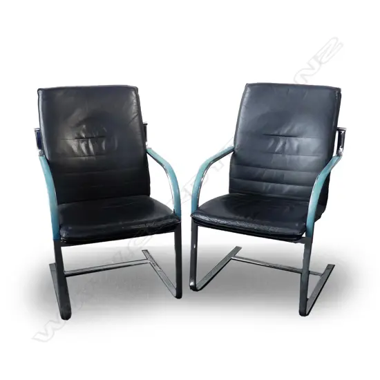 A pair of Danish Fabricius and Kastholm armchairs