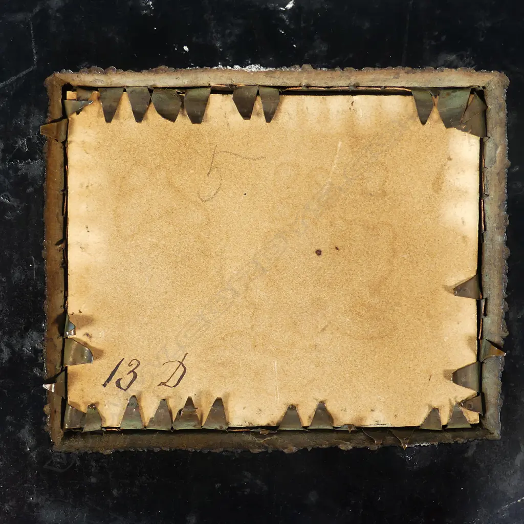 A George III rare still life portrait miniature on ivory Image 1++