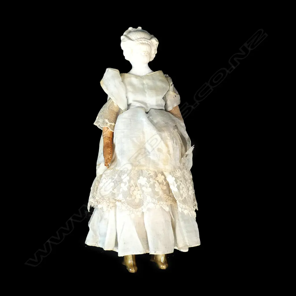 An uncommon 19thC German Autoperipatetikos walking doll Image 1++
