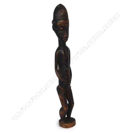 A West African carved wood figure