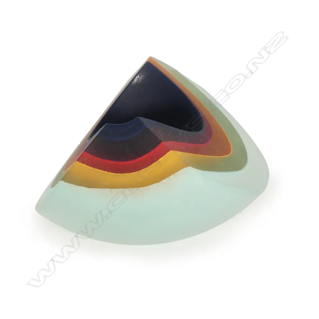 A Dominic Burrell glass sculpture Image 1++