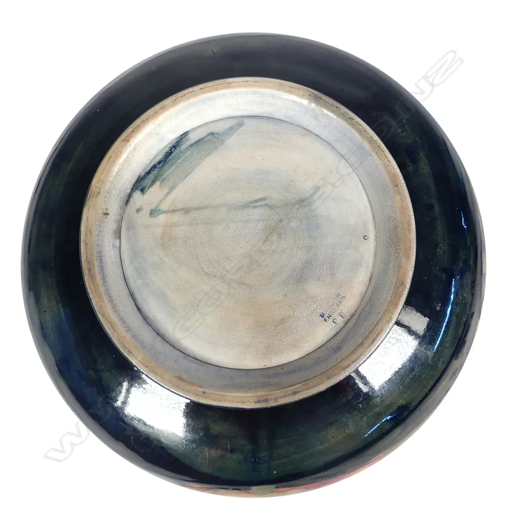 A William Moorcroft 'Eventide' landscape design footed bowl Image 1++
