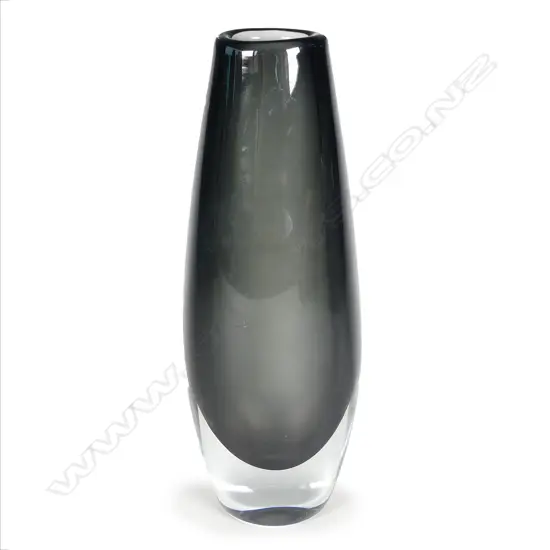 Swedish Orrefors glass vase by Sven Palmquist