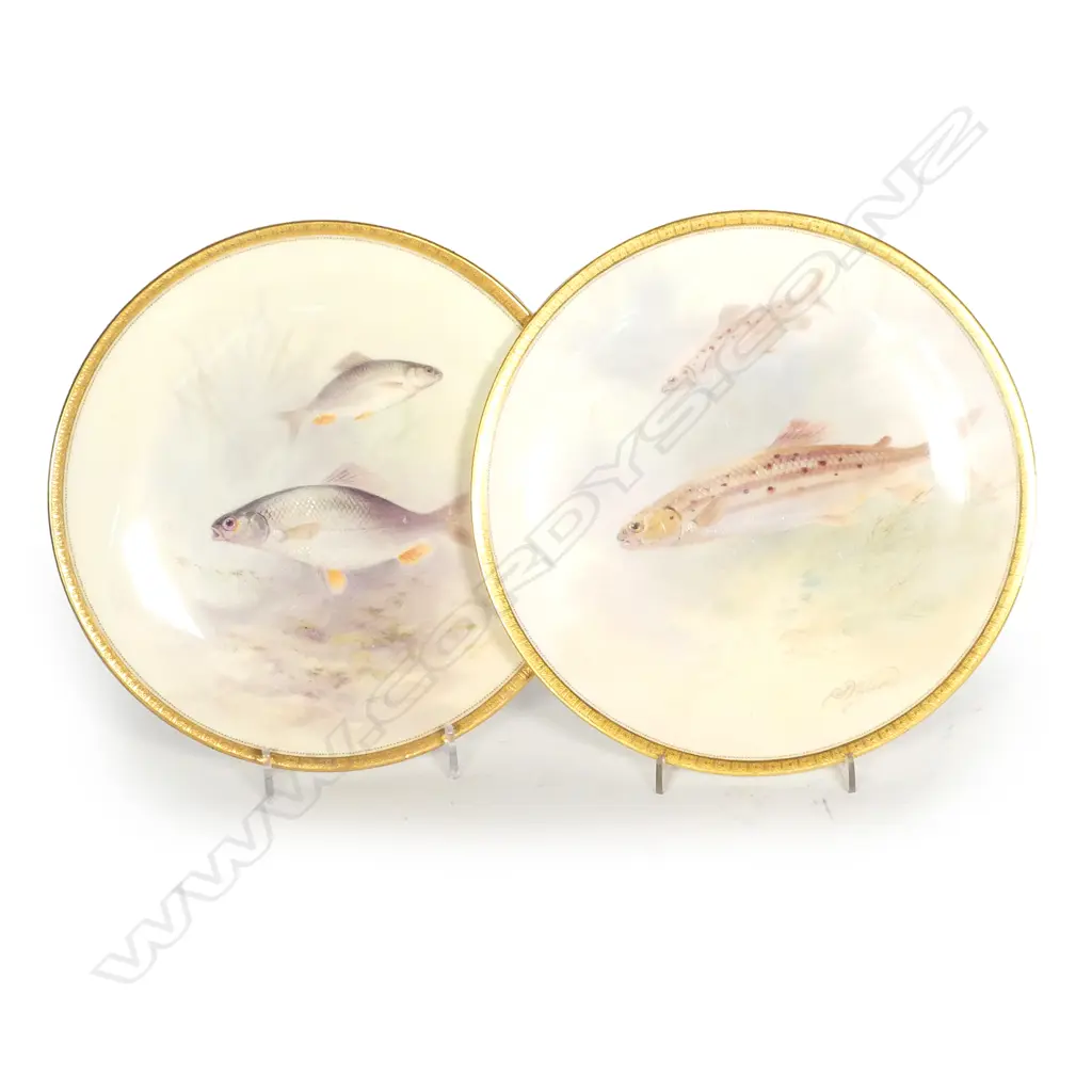 Two c.1920s Royal Doulton for Tiffany plates Image 1++