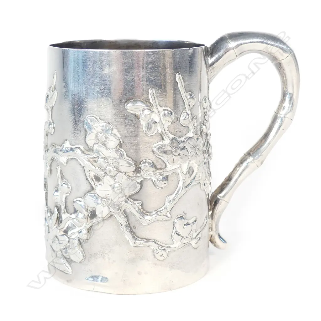 A c.1900 Chinese silver mug Image 1++