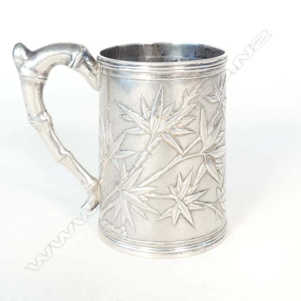 A c.1900 Chinese silver mug Image 1++