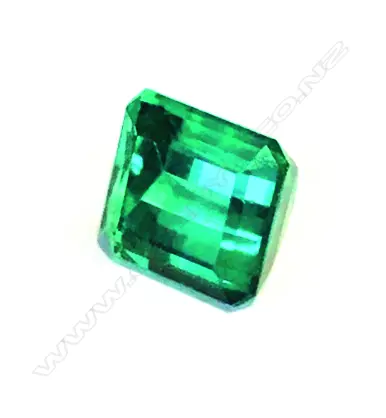 A 4.36ct emerald cut tourmaline Image 1++