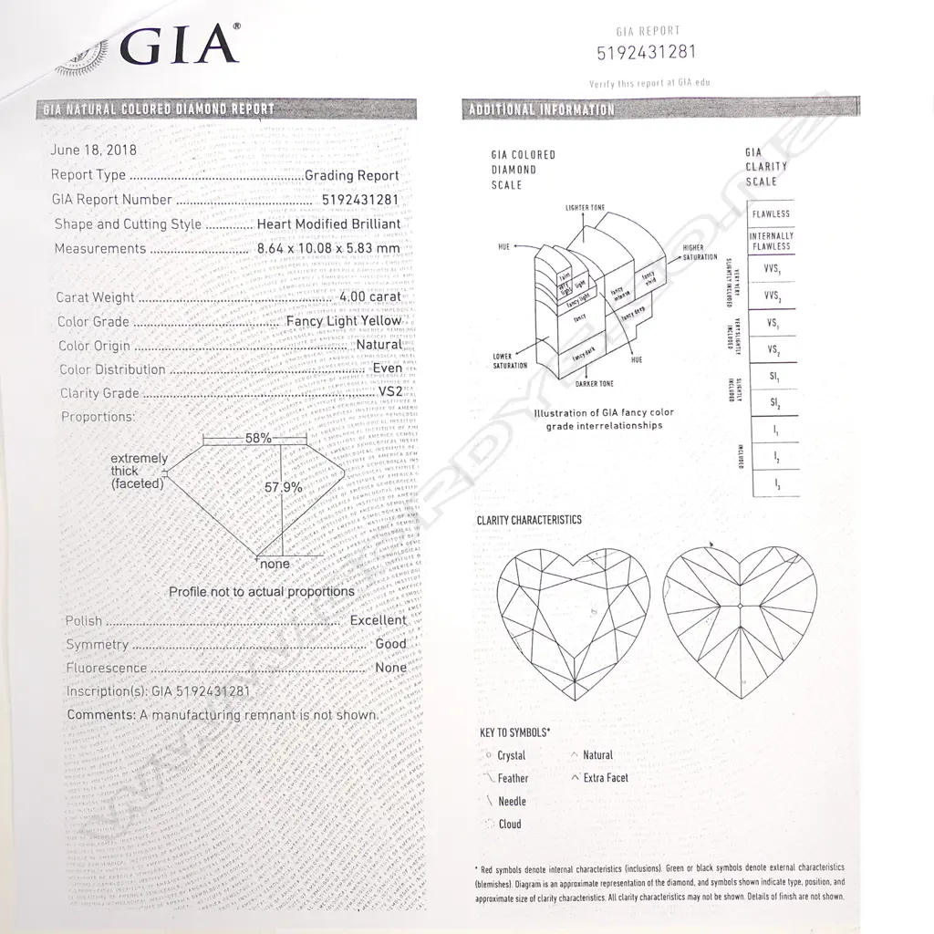 An impressive 18ct. white gold yellow and white diamond ring Image 1++