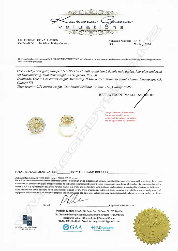 A 14ct gold and diamond ring Image 1++