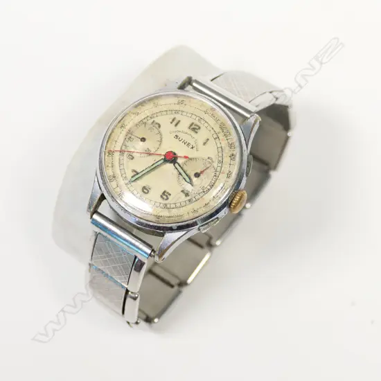 A Sunex 'Chronograph Suisse' vintage watch