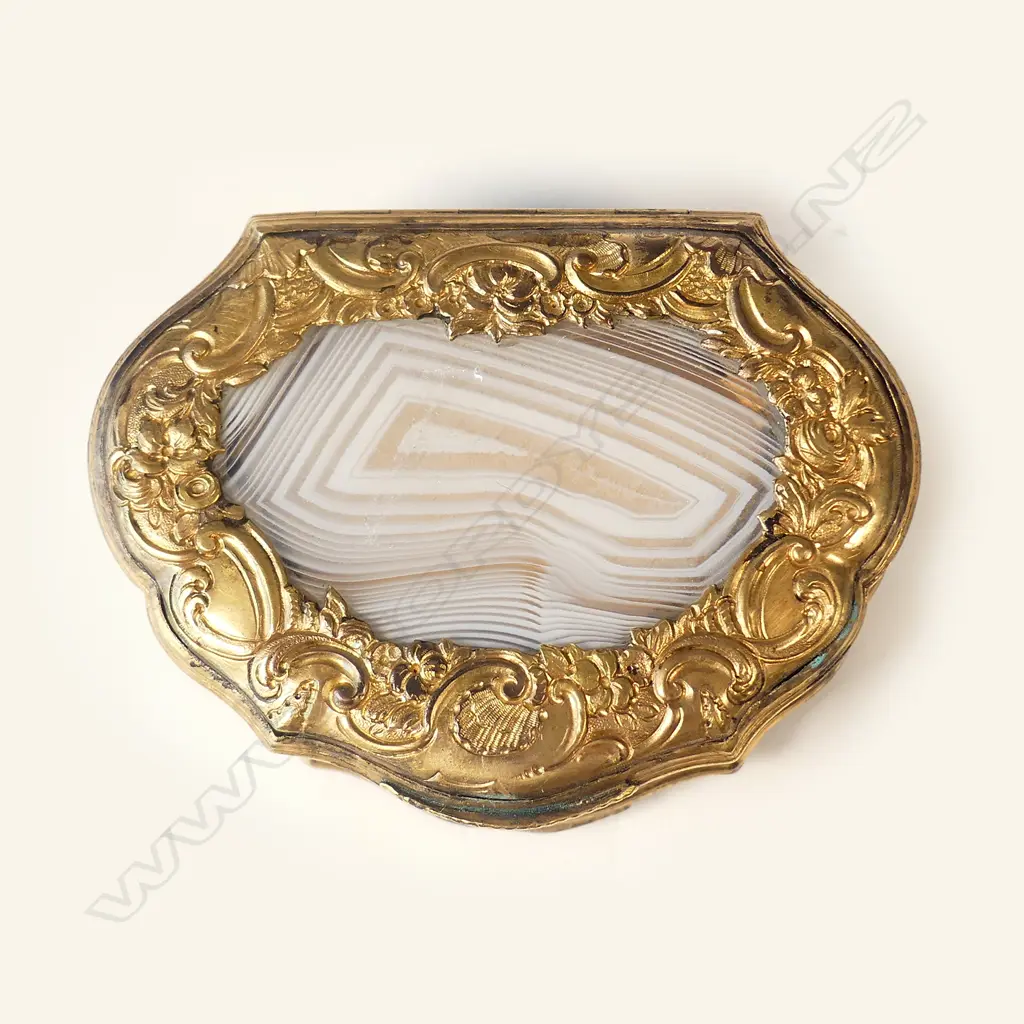 A French gilded rococo double snuff box Image 1++