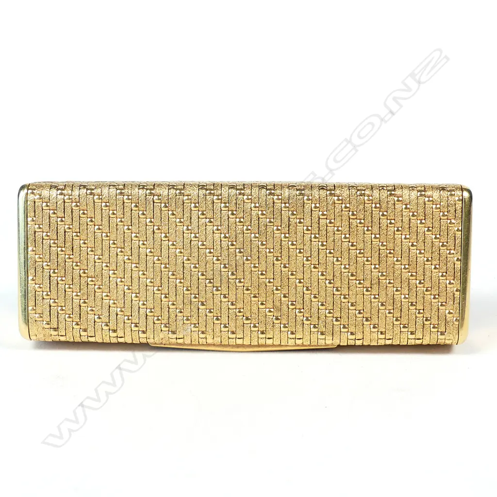 A French 0.750 (18ct) yellow gold box Image 1++