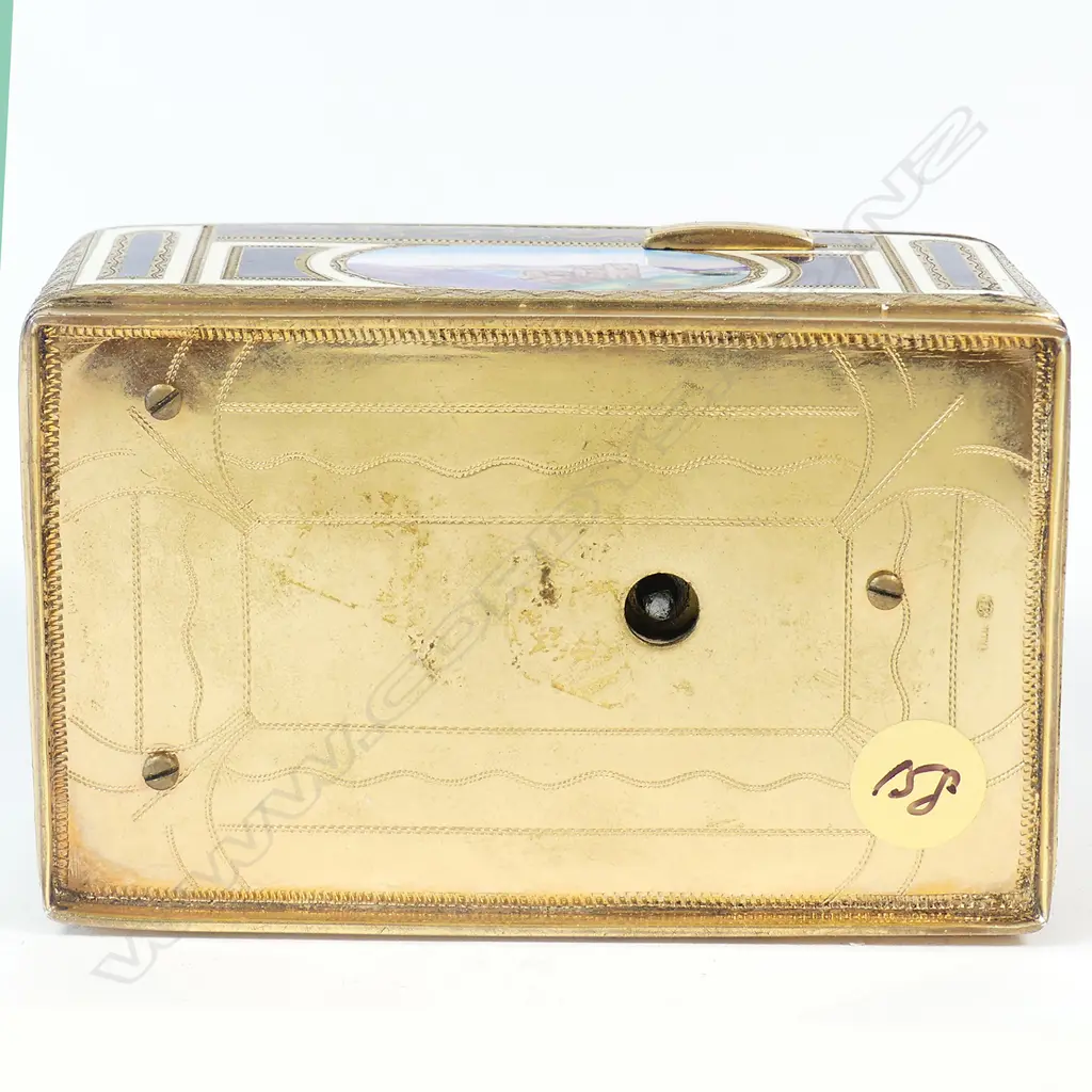 A German gilt-metal and enamelled singing-bird box attributed to Karl Griesbaum Image 1++