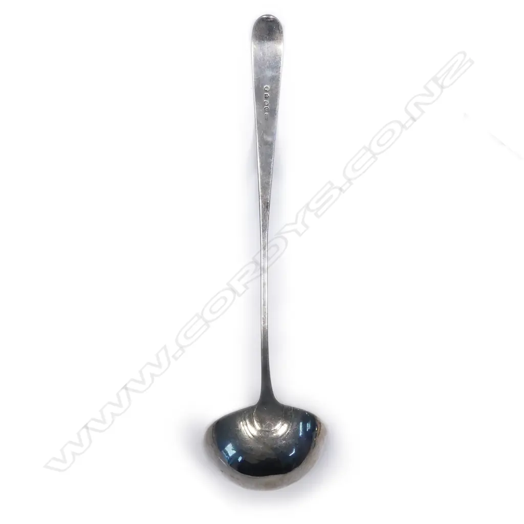 A George III Scottish silver ladle Image 1++