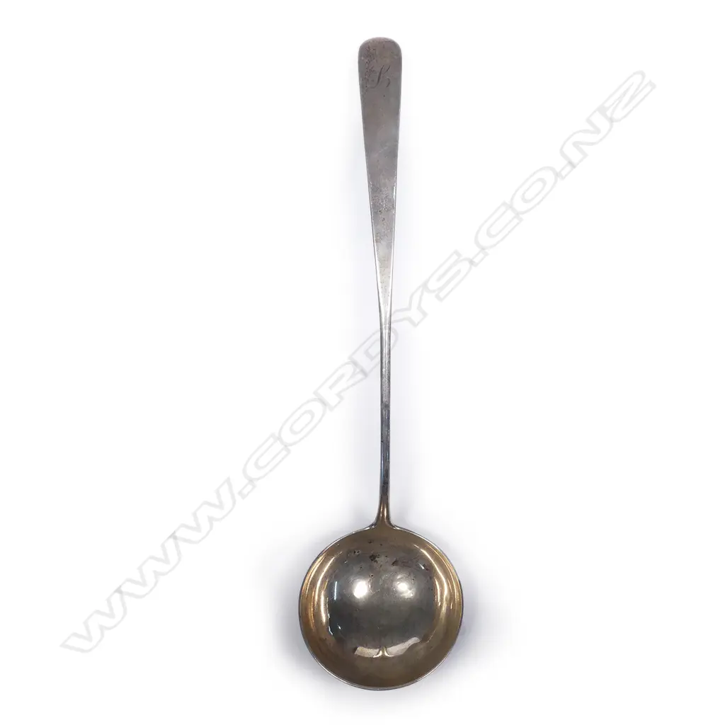 A George III Scottish silver ladle Image 1++