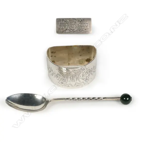 Three NZ silver items