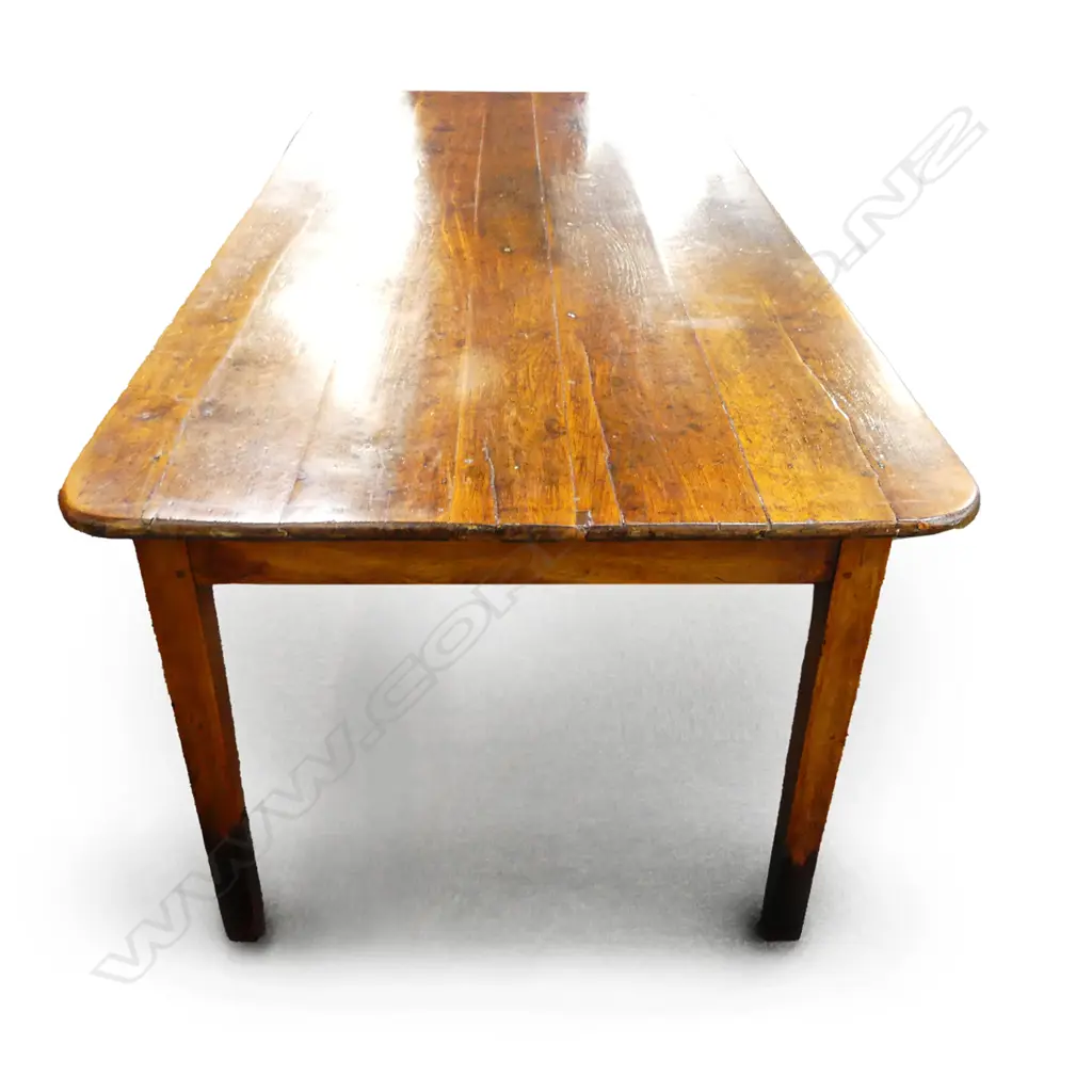 A country elm dining table Image 1++