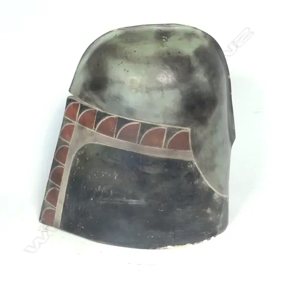 A Moira Elliot ceramic helmet