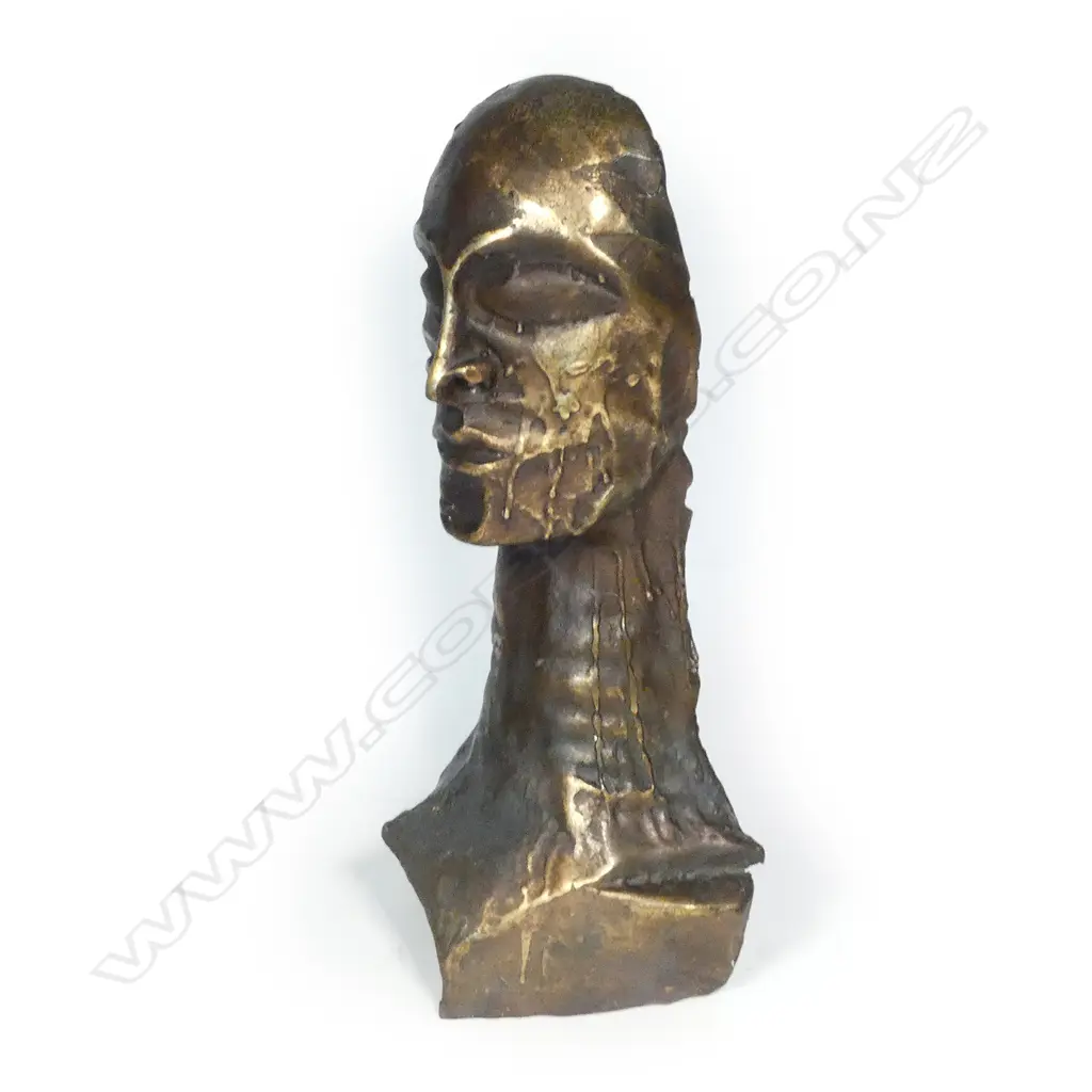A bronze portrait bust Image 1++