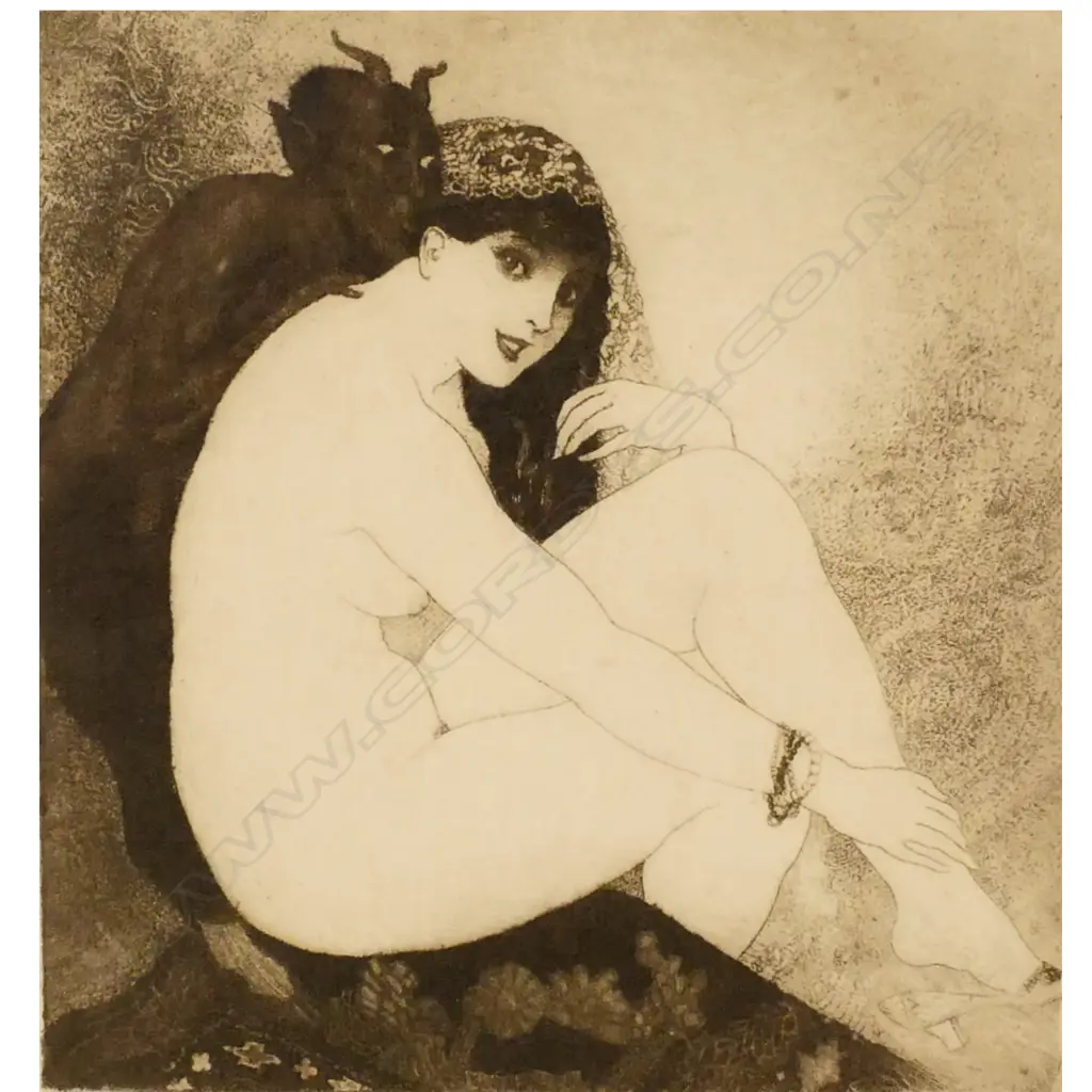 Norman Alfred William Lindsay (Aust. 1879-1969) Image 1++