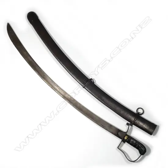 A British 1796 pattern light cavalry troopers sabre