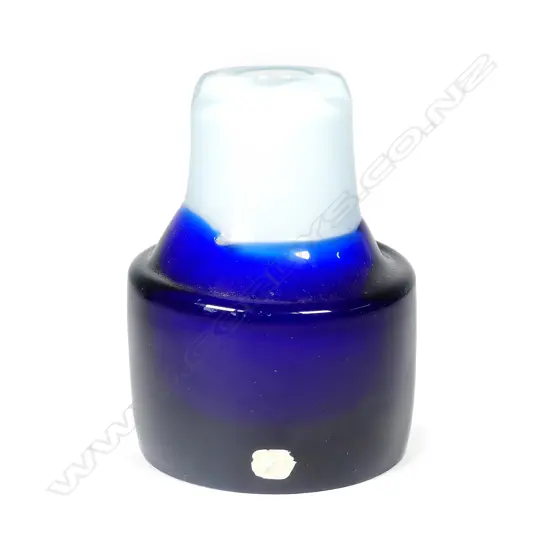 A 1960’s Czechoslovakian glass vase by Borocrystal (Sklo Union)