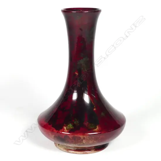 A William Moorcroft flambe vase