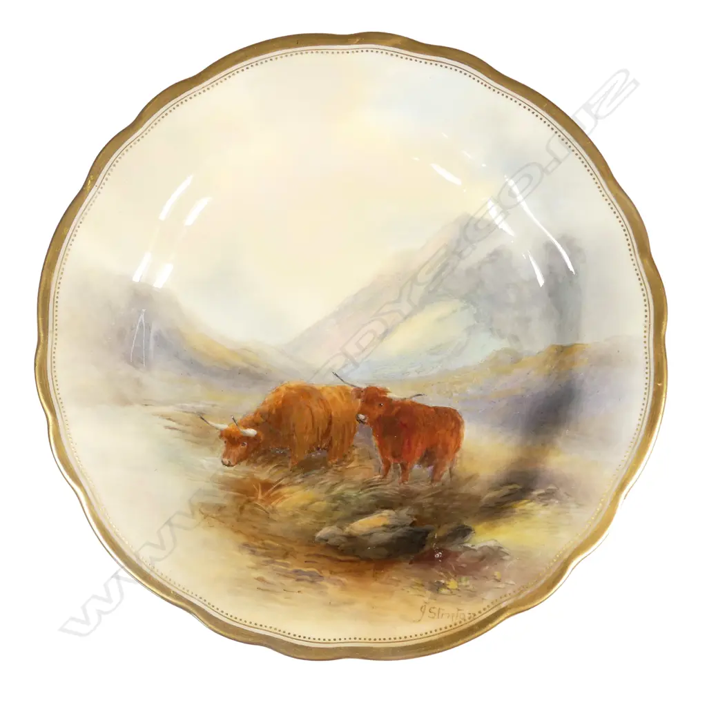 A Royal Worcester cabinet plate Image 1++