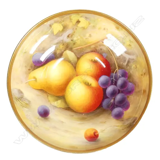 A Royal Worcester small footed bowl