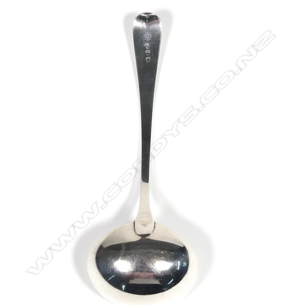 A George III silver sauce ladle Image 1++