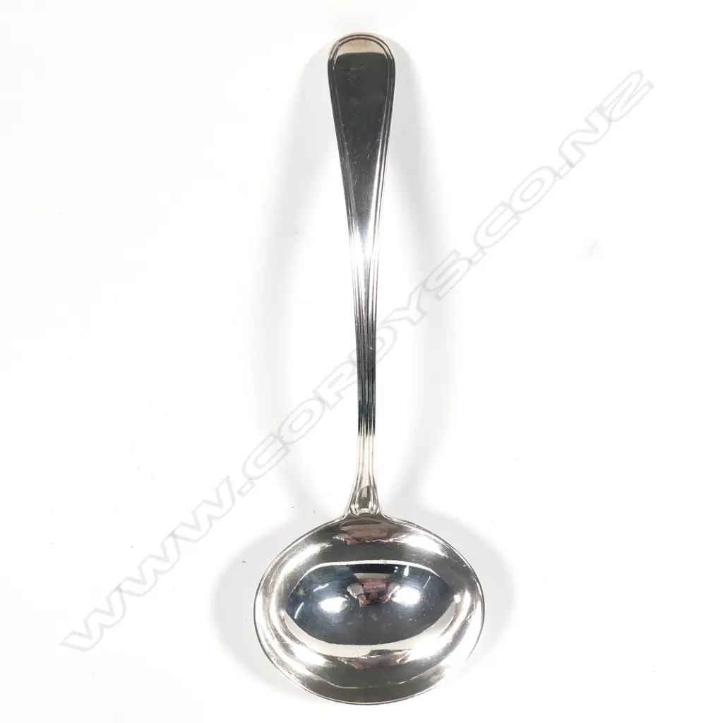 A George III silver sauce ladle Image 1++