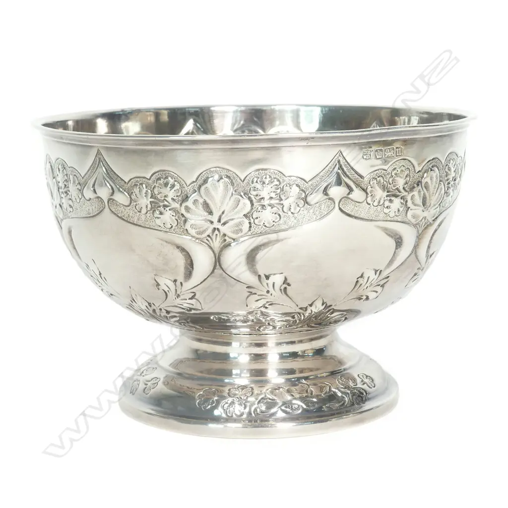An Auckland historic Edwardian silver rose bowl Image 1++