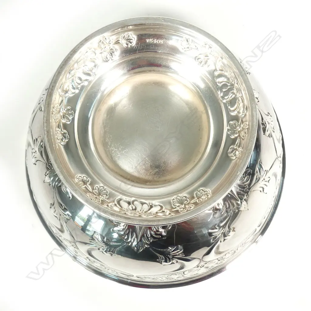 An Auckland historic Edwardian silver rose bowl Image 1++