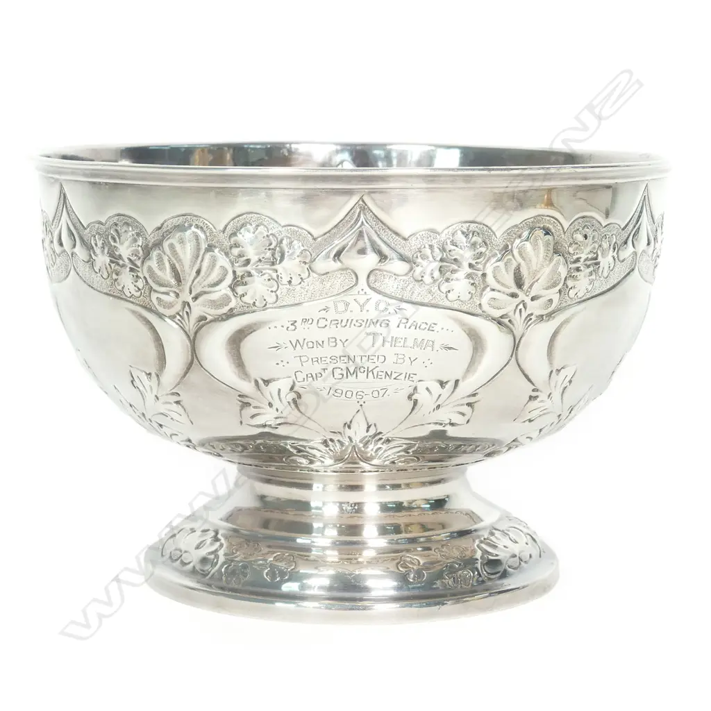 An Auckland historic Edwardian silver rose bowl Image 1++