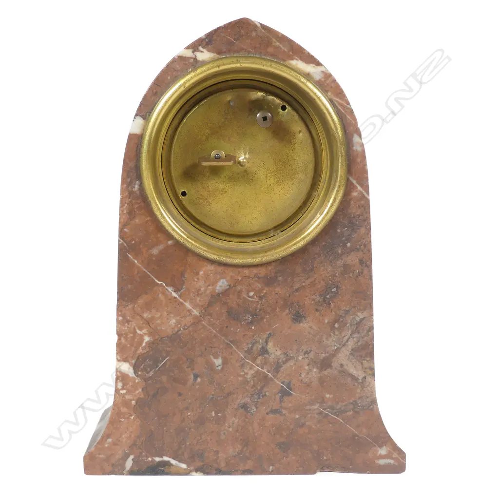 An early 20thC Omega marble lancet clock Image 1++