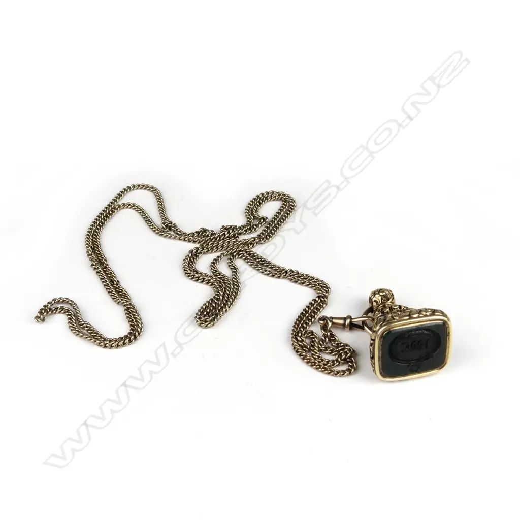 A Victorian 15ct gold seal Image 1++