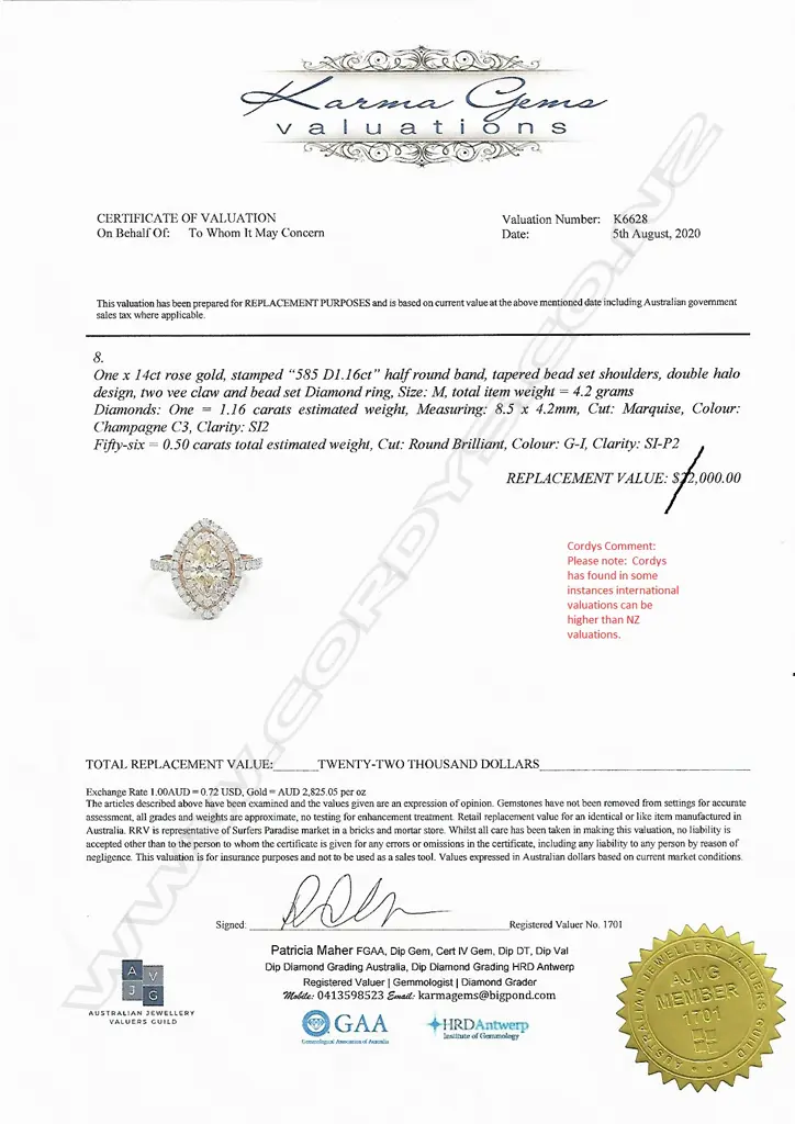 A 14ct rose gold and diamond double halo ring Image 1++