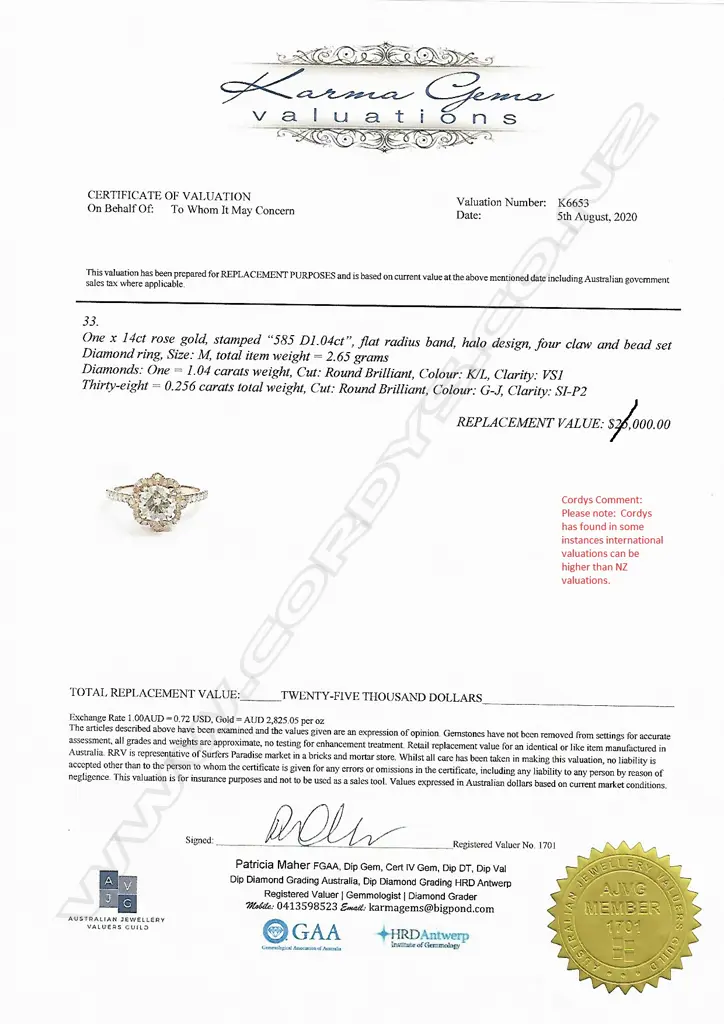 A 14ct rose gold and diamond halo ring Image 1++