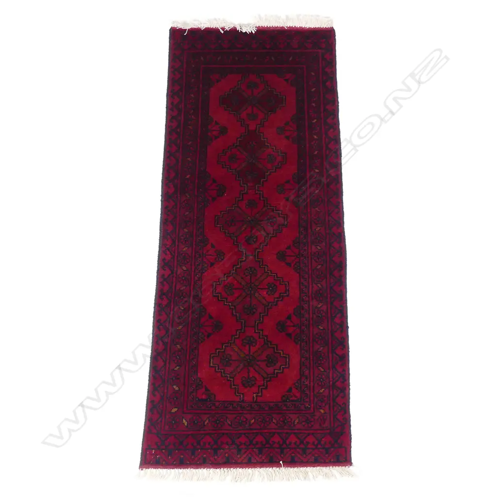 An Afghan Andkhoi hand knotted small runner Image 1++