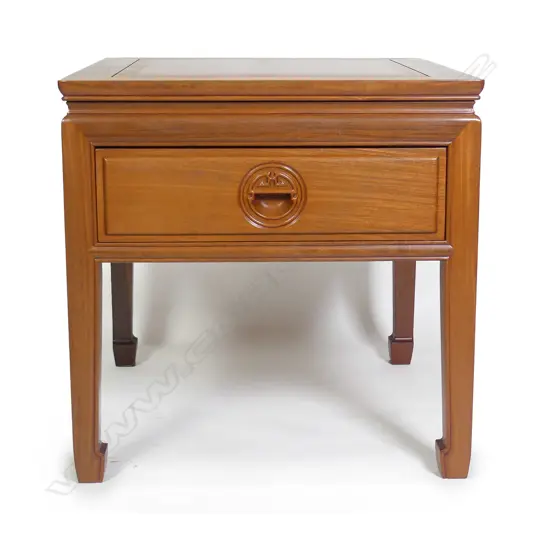 A Chinese rosewood occasional table