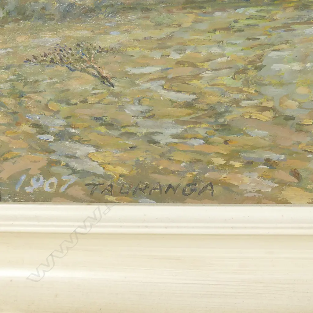 Artist unknown '1907 Tauranga Harbour' Image 1++