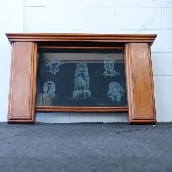 A New Zealand RSA WWII forces memorial light box