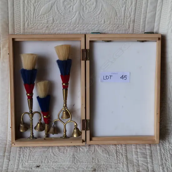 Three Lion Brewery tassels - two with bells,