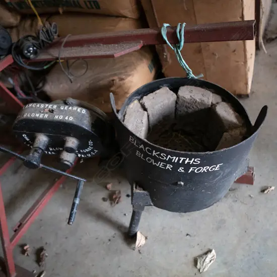 Lancaster Hand blower and forge,