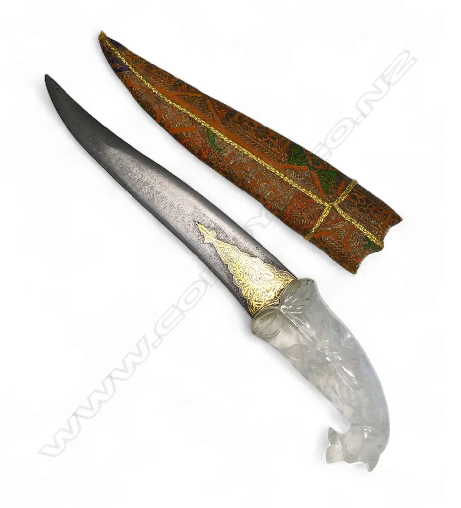 Indo-Persian Damascus dagger, Image 1++