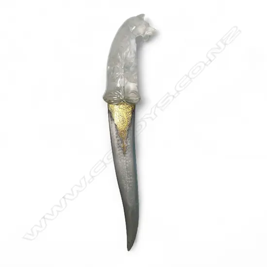 Indo-Persian Damascus dagger,